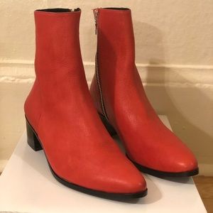 Modern Vice—Santa Monica Bootie in Tangerine—NEW